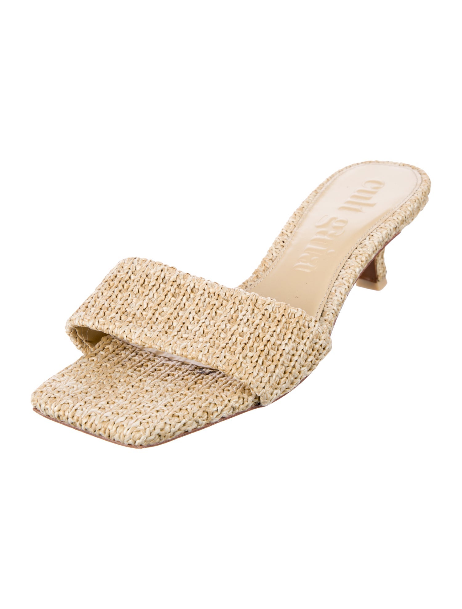 Cult Gaia Straw Espadrilles