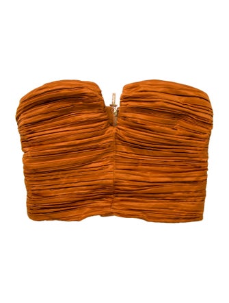 Cult Gaia Strapless Crop Top