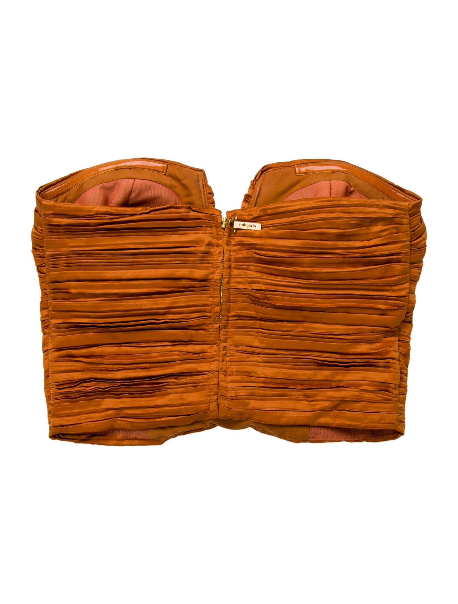 Cult Gaia Strapless Crop Top