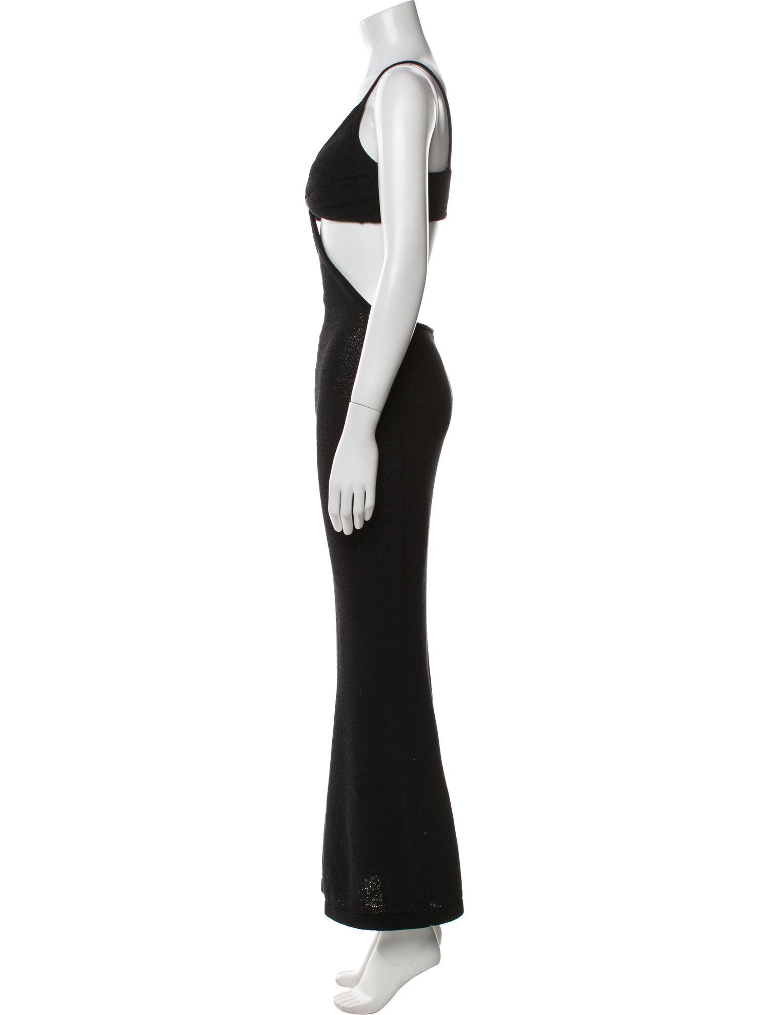 Cult Gaia V-Neck Long Dress
