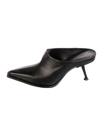 Cult Gaia Leather Mules