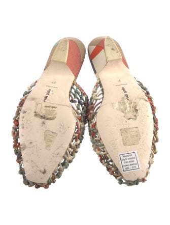 Cult Gaia Patterned Mules