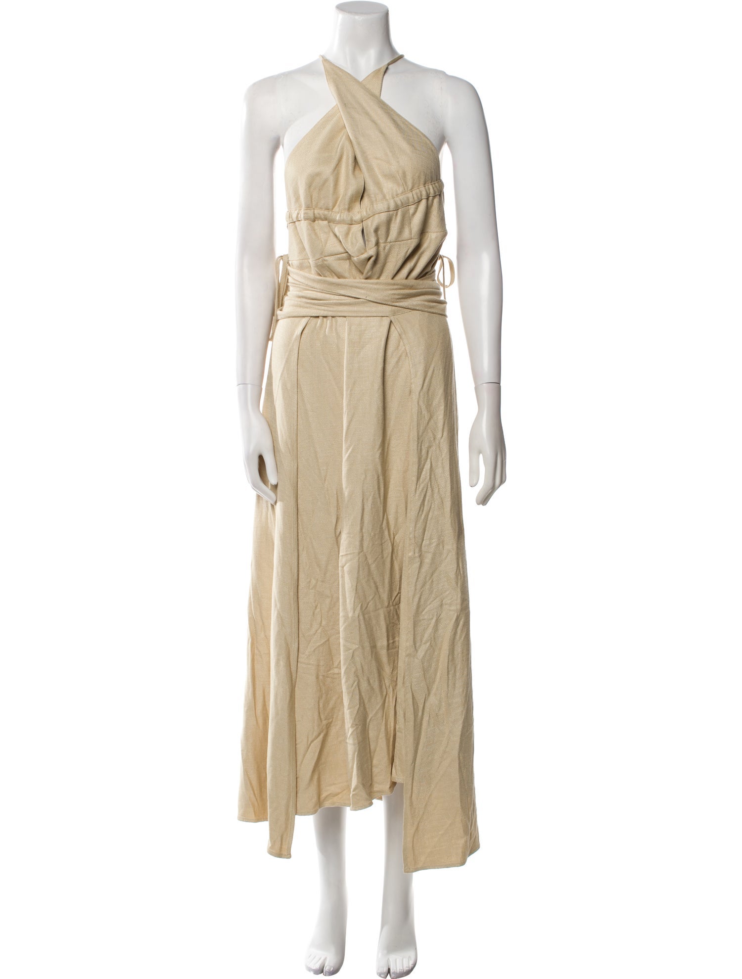 Cult Gaia Halterneck Long Dress