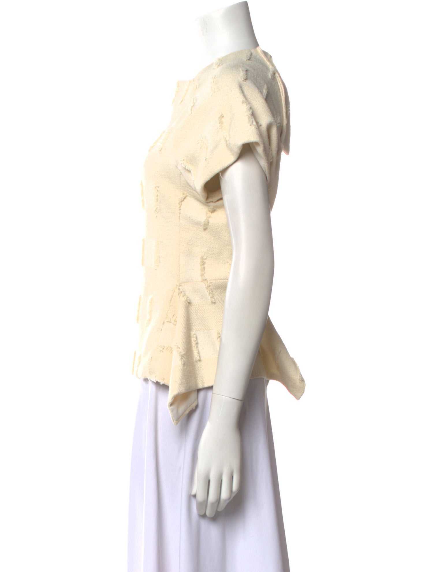 Cult Gaia Crew Neck Short Sleeve Top