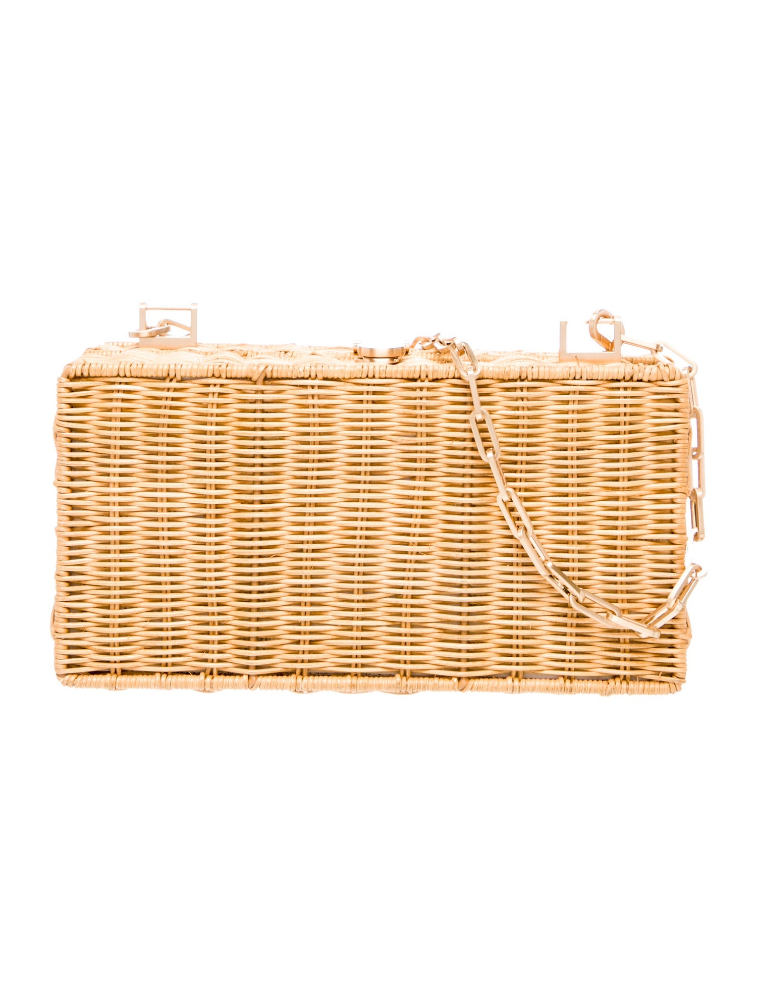 Cult Gaia Rattan Shoulder Bag
