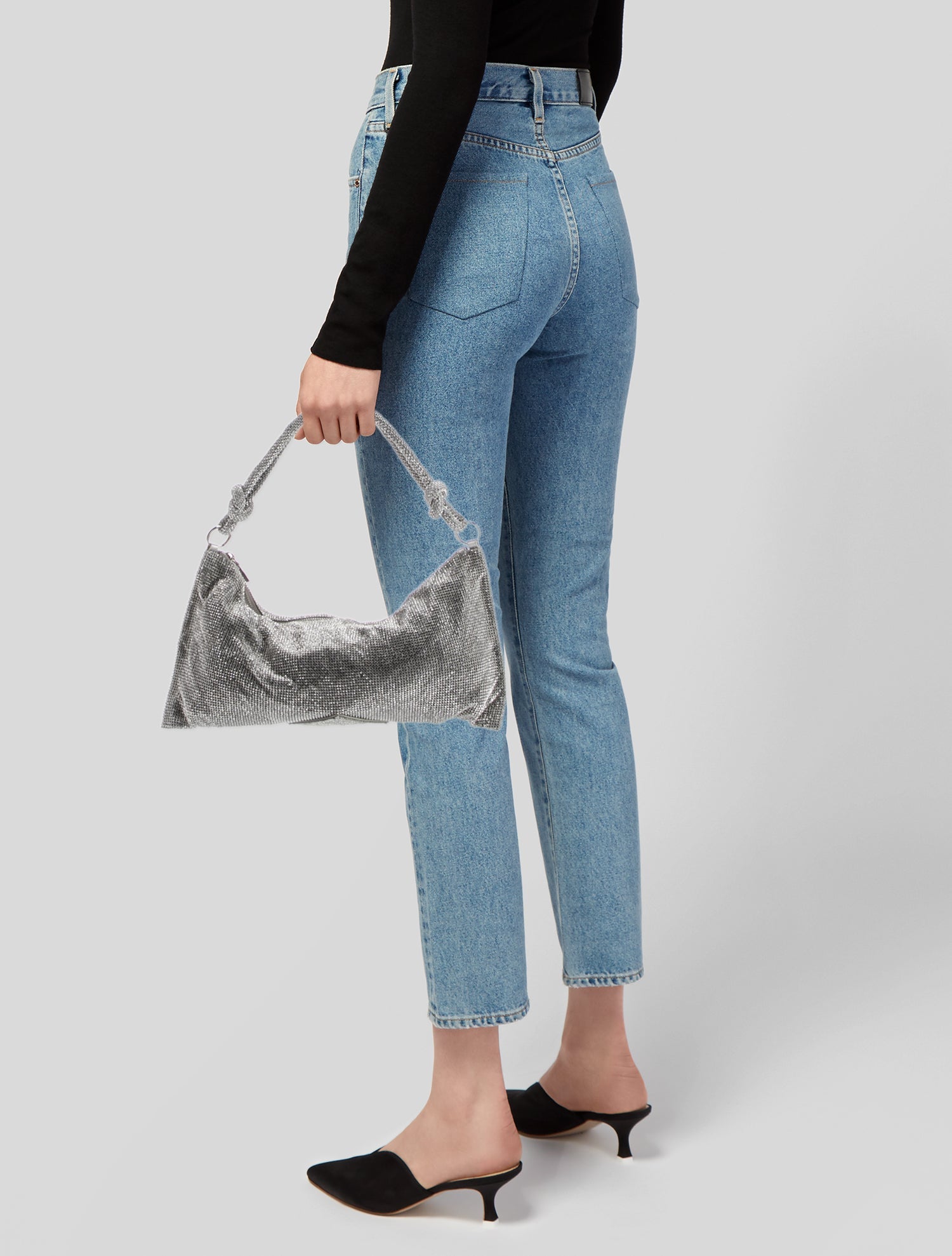 Cult Gaia Crystal Shoulder Bag