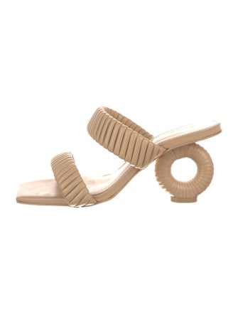 Cult Gaia Leather Slides