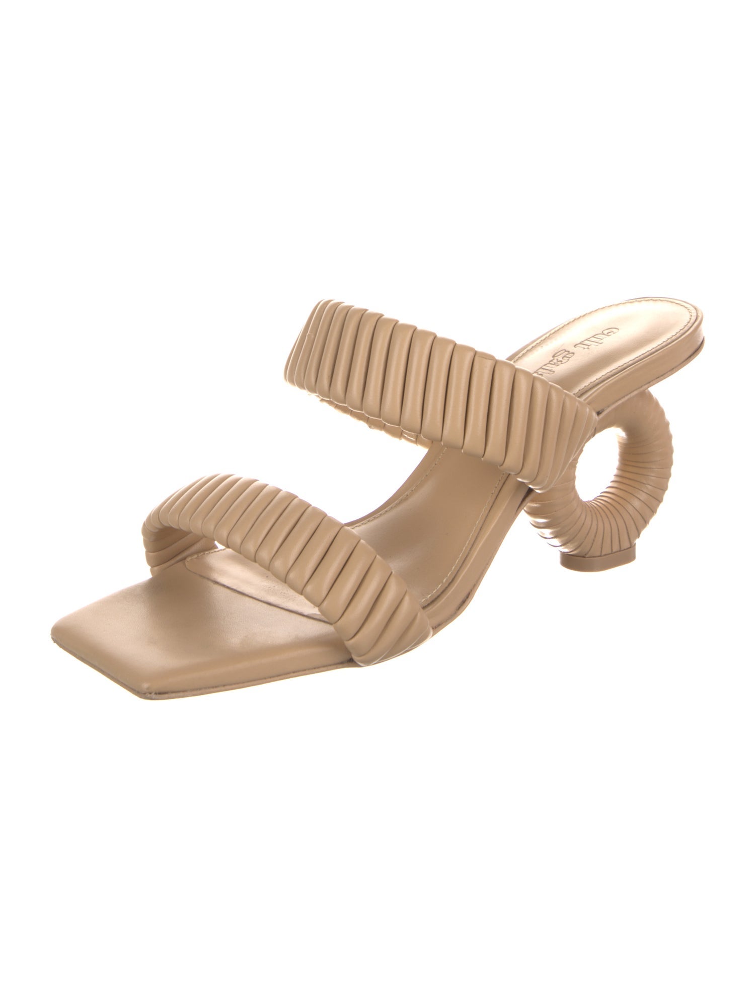 Cult Gaia Leather Slides