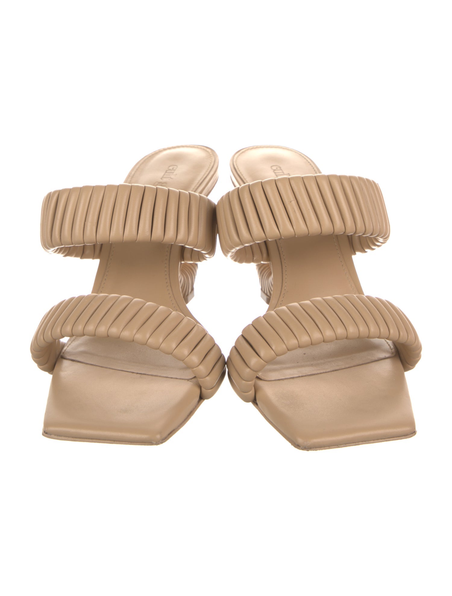 Cult Gaia Leather Slides