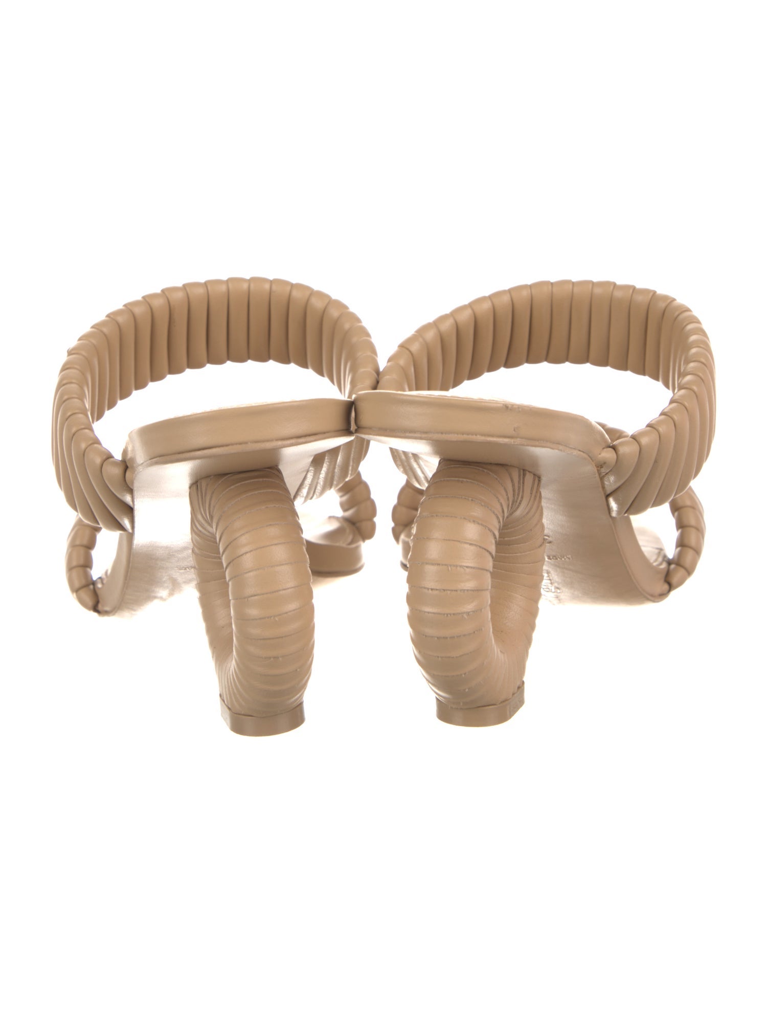 Cult Gaia Leather Slides