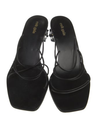 Cult Gaia Leather Slides