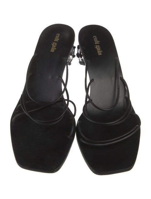 Cult Gaia Leather Slides