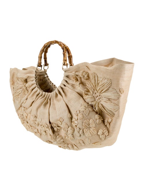Cult Gaia Straw Evening Bag