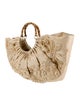 Cult Gaia Straw Evening Bag
