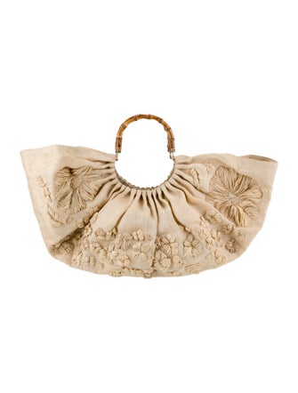 Cult Gaia Straw Evening Bag