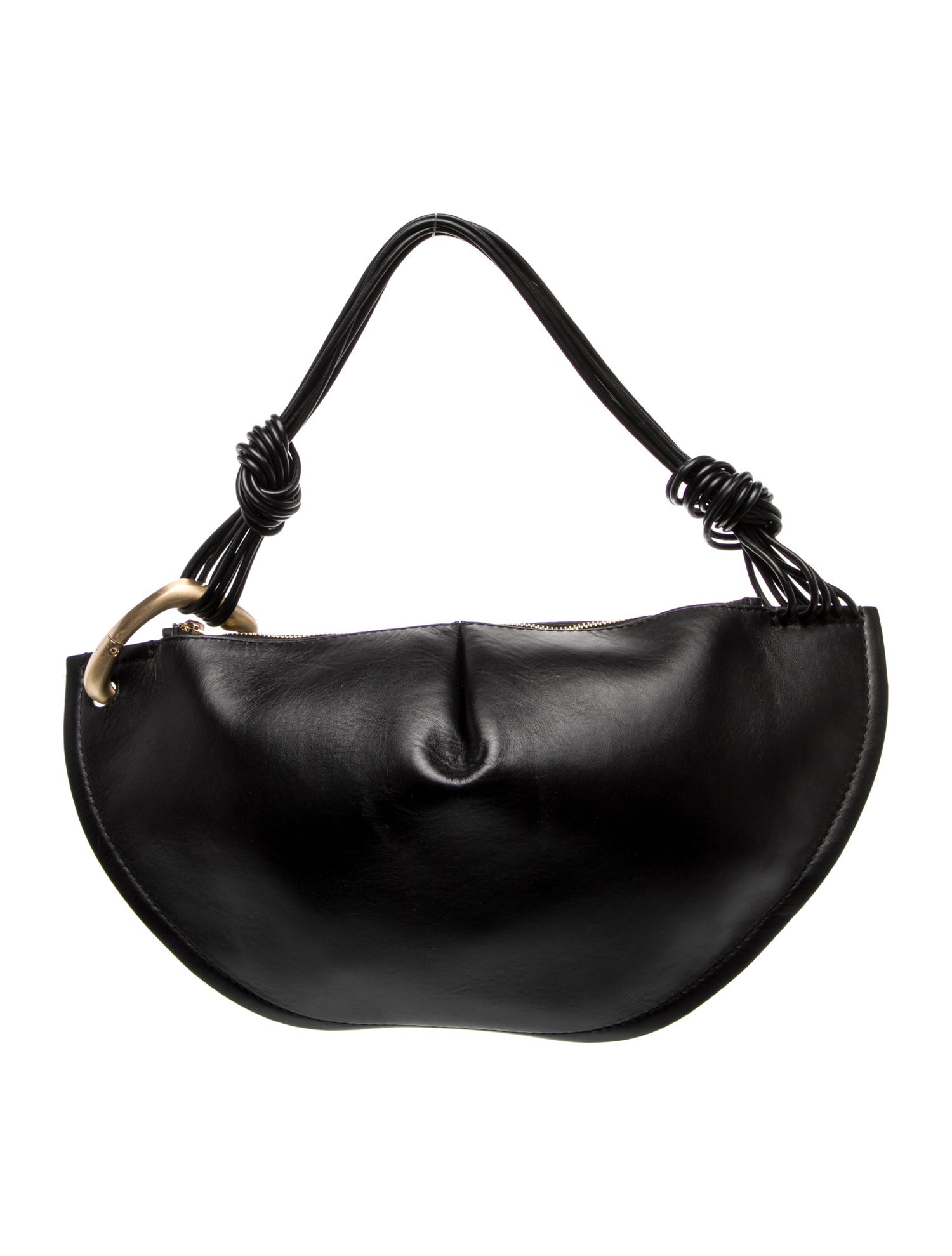 Cult Gaia Leather Top Handle Bag