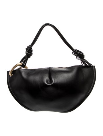 Cult Gaia Leather Top Handle Bag