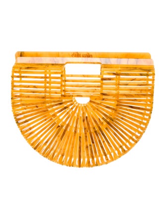 Cult Gaia Acrylic Top Handle Bag