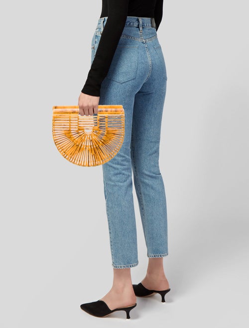 Cult Gaia Acrylic Top Handle Bag