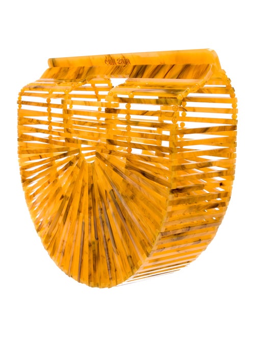 Cult Gaia Acrylic Top Handle Bag