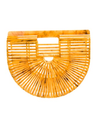 Cult Gaia Acrylic Top Handle Bag