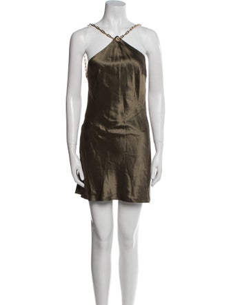 Cult Gaia Halterneck Mini Dress