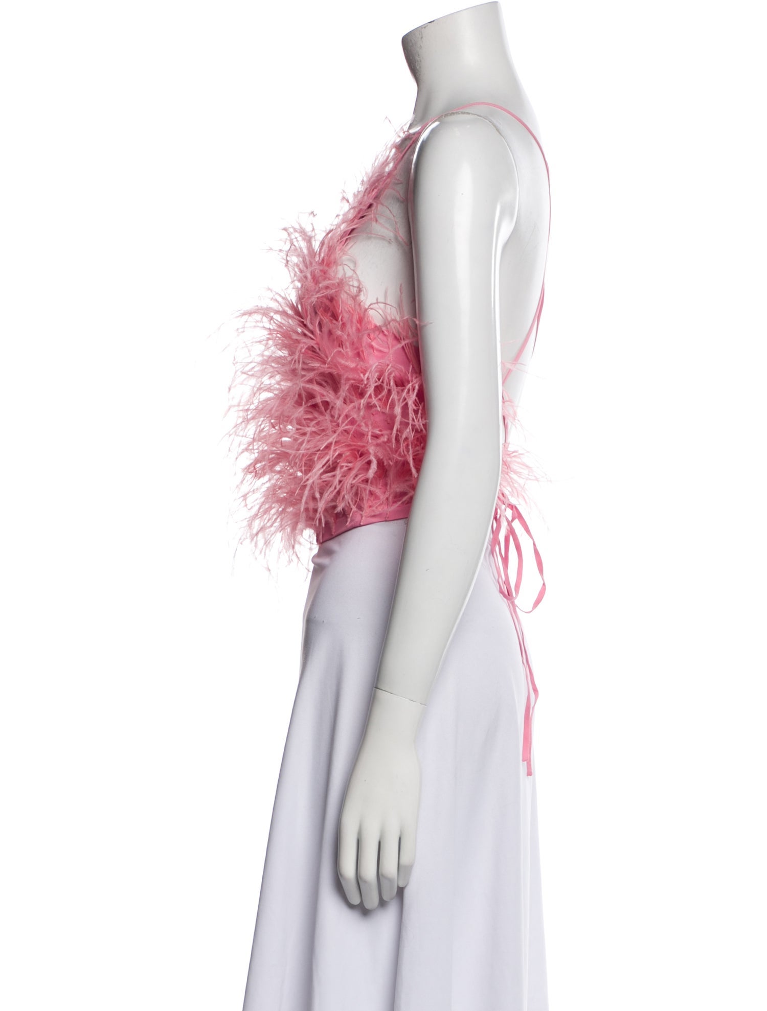 Cult Gaia Square Neckline Sleeveless Crop Top