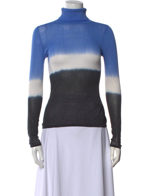 Cult Gaia Striped Turtleneck Sweater