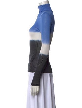 Cult Gaia Striped Turtleneck Sweater