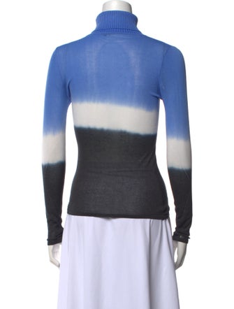 Cult Gaia Striped Turtleneck Sweater