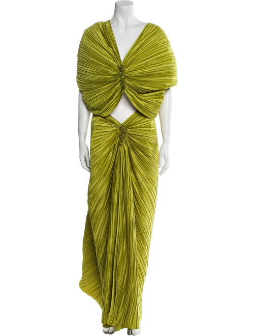 Cult Gaia Ruffle Embellishment Skirt Set