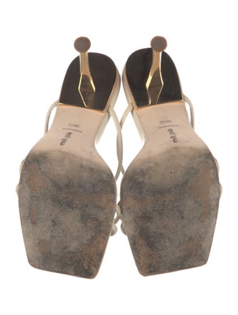 Cult Gaia Leather Slides