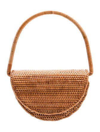 Cult Gaia Wicker Shoulder Bag