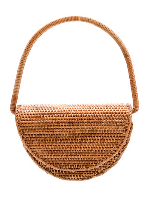 Cult Gaia Wicker Shoulder Bag
