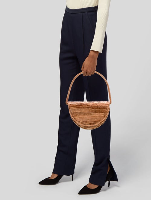 Cult Gaia Wicker Shoulder Bag