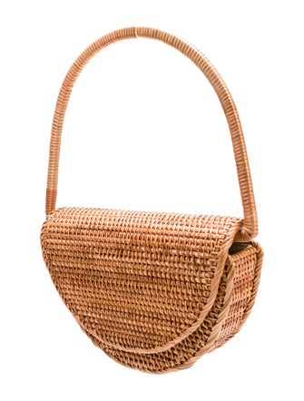 Cult Gaia Wicker Shoulder Bag