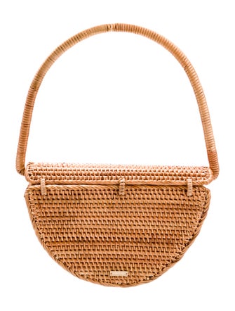 Cult Gaia Wicker Shoulder Bag