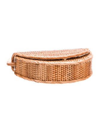 Cult Gaia Wicker Shoulder Bag