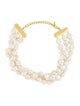 Cult Gaia Pearl Nora Multi-Strand Choker Necklace