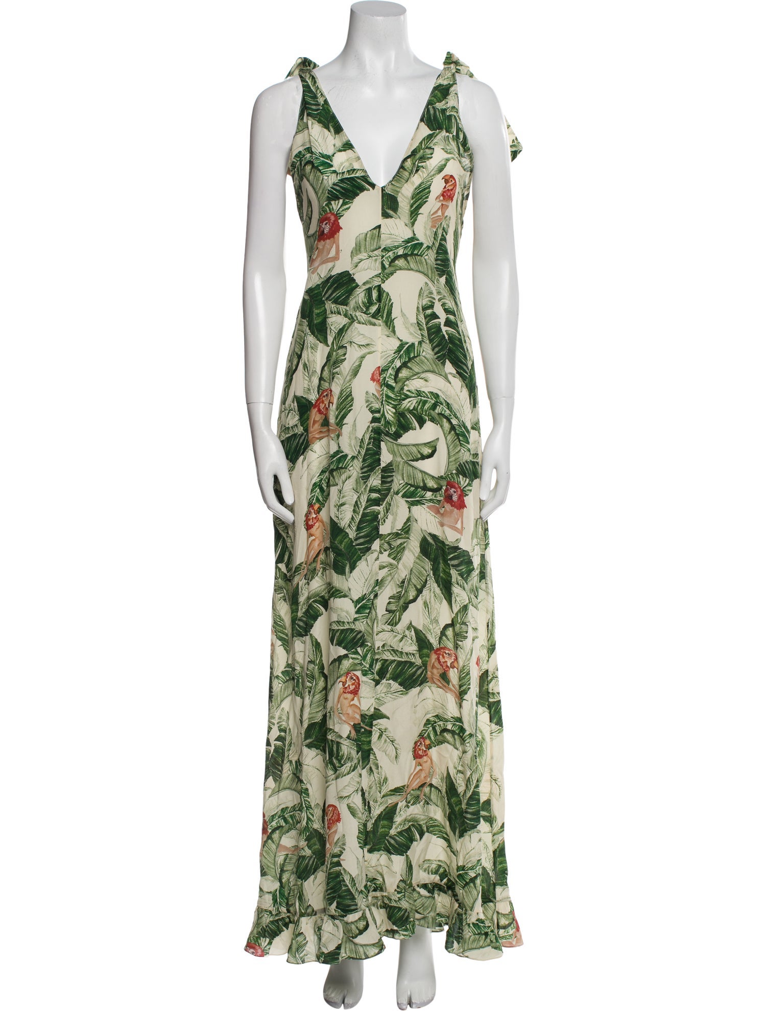 Cult Gaia Silk Long Dress