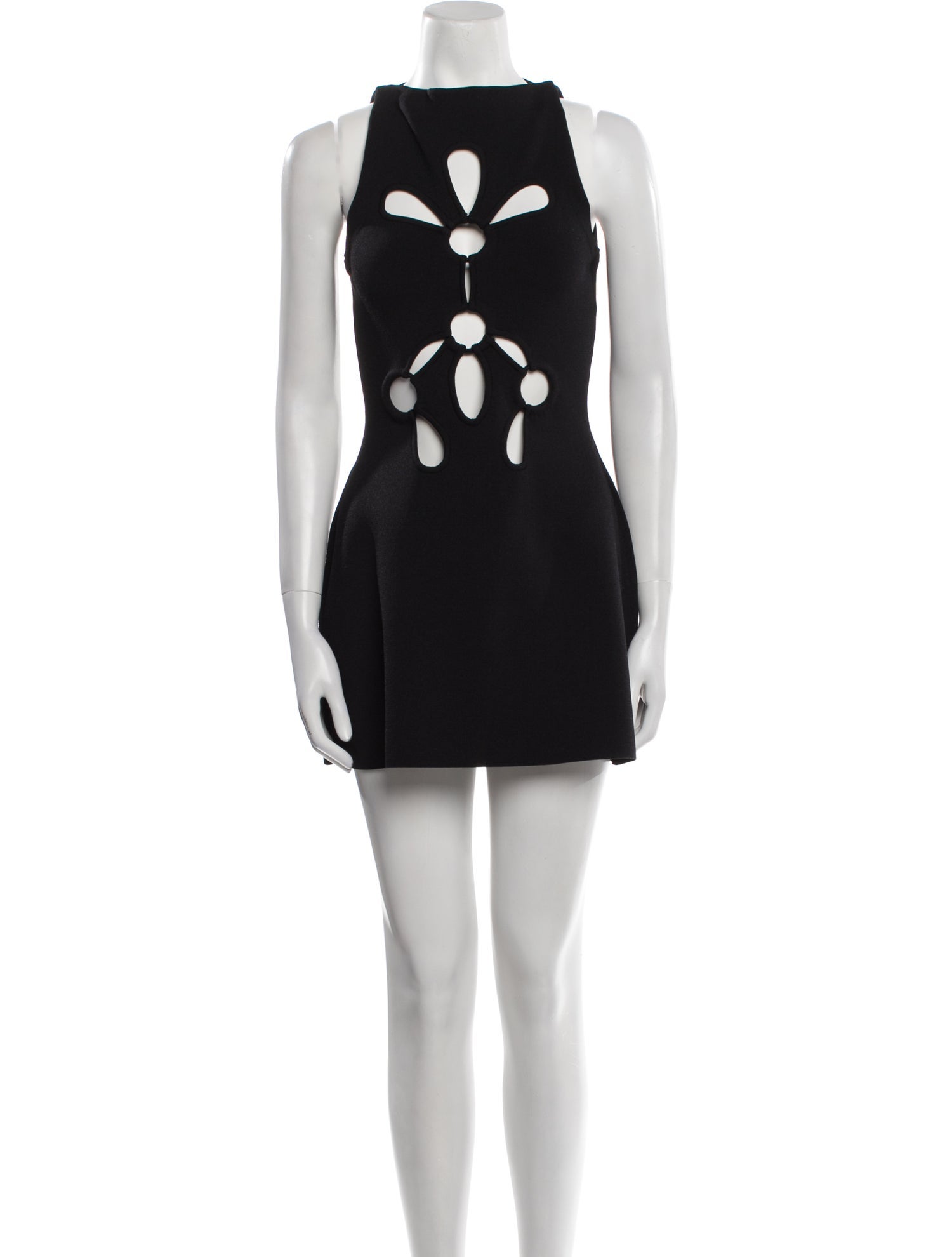 Cult Gaia Bateau Neckline Mini Dress