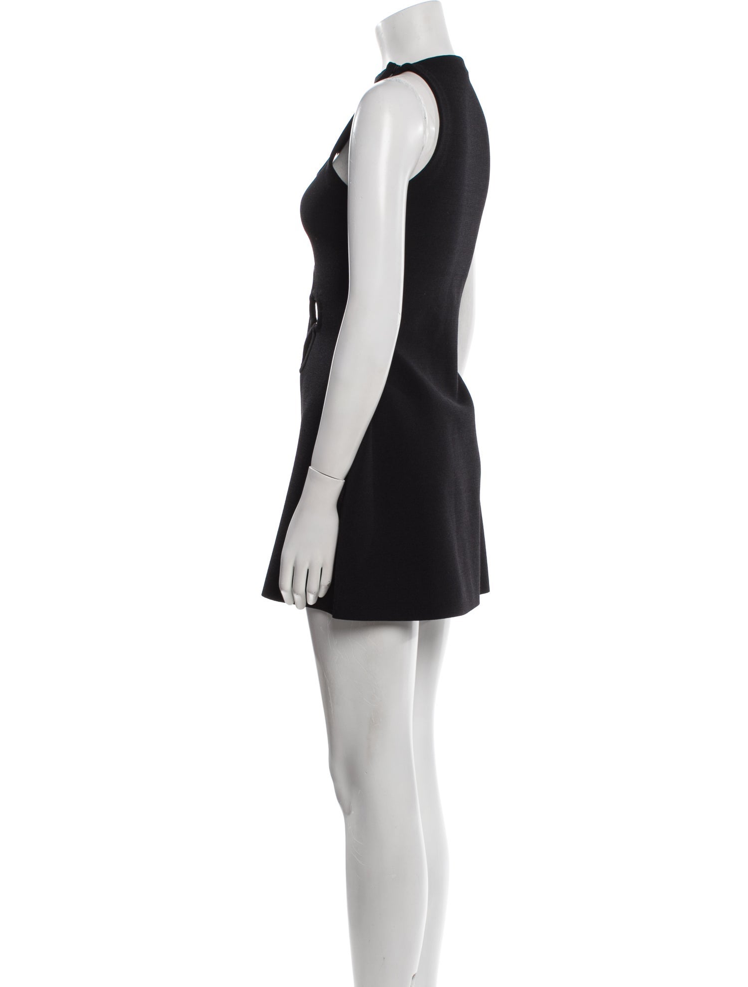 Cult Gaia Bateau Neckline Mini Dress