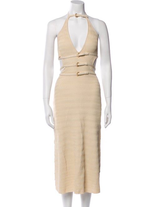 Cult Gaia Halterneck Midi Length Dress