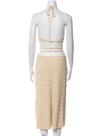 Cult Gaia Halterneck Midi Length Dress