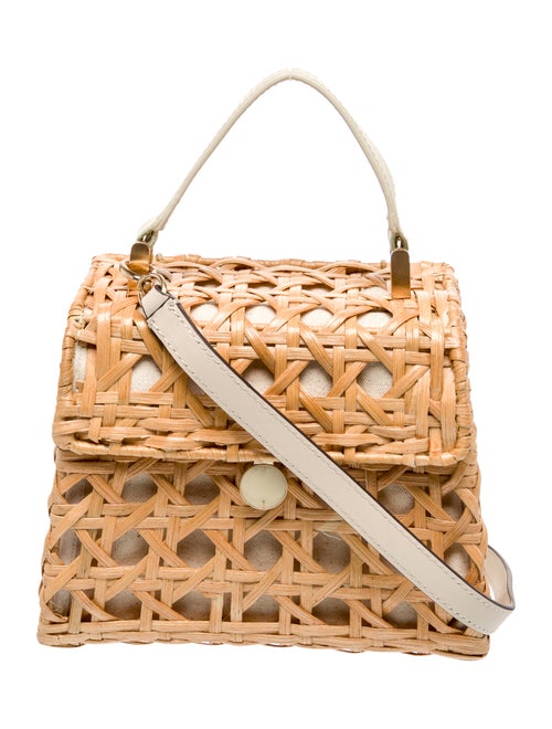 Cult Gaia Wicker Shoulder Bag