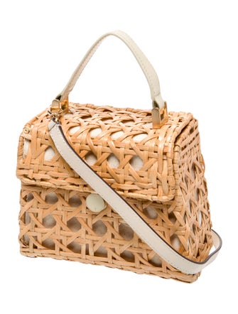 Cult Gaia Wicker Shoulder Bag