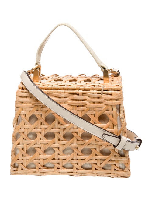 Cult Gaia Wicker Shoulder Bag