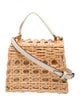 Cult Gaia Wicker Shoulder Bag