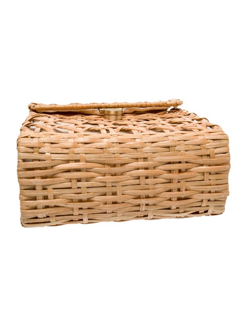 Cult Gaia Wicker Shoulder Bag