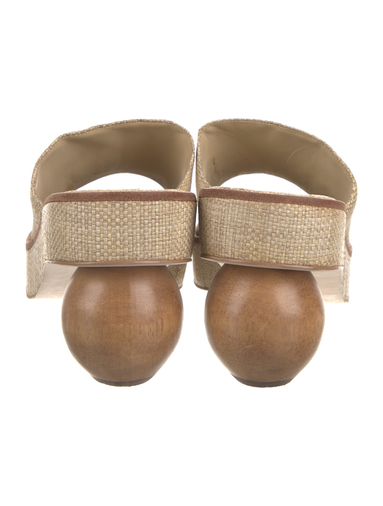 Cult Gaia Raffia Slides